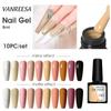 VANREESA 61 цвет, набор гель-лаков для ногтей, набор чистых гель-лаков для ногтей, УФ-светодиодная лампа, набор гель-лаков для ногтей, блестящий лак телесного цвета, стартовый маникюрный салон, подарки для женщин своими руками