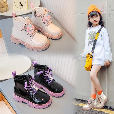 Ботинки Martin, стильные кожаные ботинки из блестящей кожи