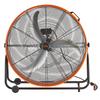Drum Fan 30 Inch High Velocity Industrial Use 3-Speed 13000CFM for Warehouse