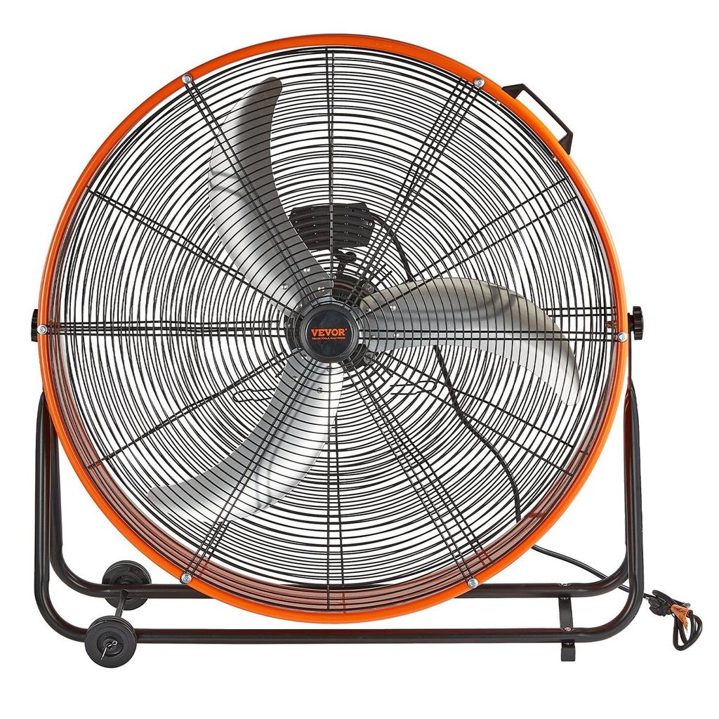 Drum Fan 30 Inch High Velocity Industrial Use 3-Speed 13000CFM for Warehouse