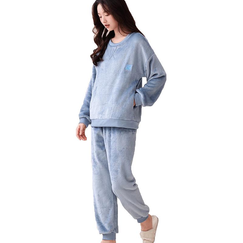Women's Coral Fleece Warm Pajama Set