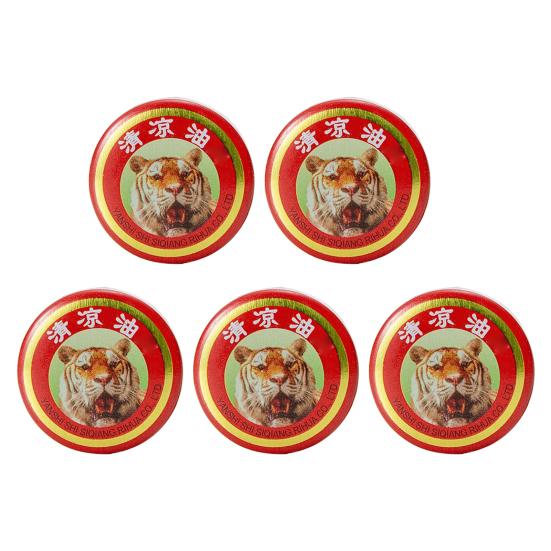 Portable Balm Ointment In Red Tins for Migraine and Muscle Pain Relief