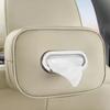 Zipper Car Tissue Box Multifunctional Car Seat Back Organizer Backseat Tissue Case  Armrest