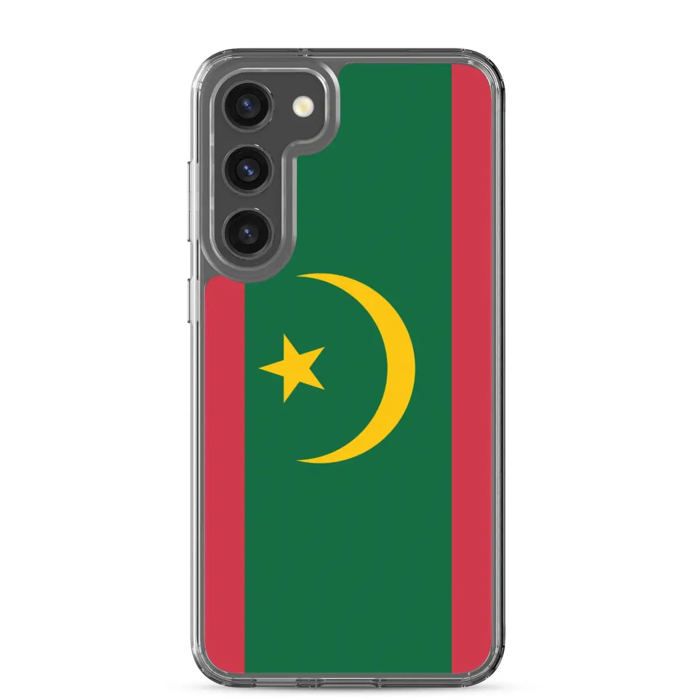 Coque Téléphone - Samsung - Galaxy S23 Ultra - Drapeau De La Mauritanie - Souple - Multicolore