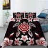 Turtle Pattern Bedding Set Bedding Cover with Pillow Case AU/EU/US Single/Double Full Size Home Bedding Set
