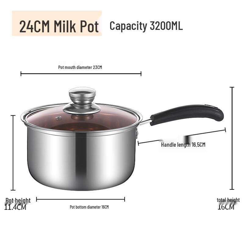 ZISIZ Утолщенный молочник из нержавеющей стали 304
