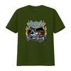 Vintage Retro Biker  Panama City Beach Rally Week Motorcycle Rider Flame Print Casual T Shirt vintage Washed graphic Soft