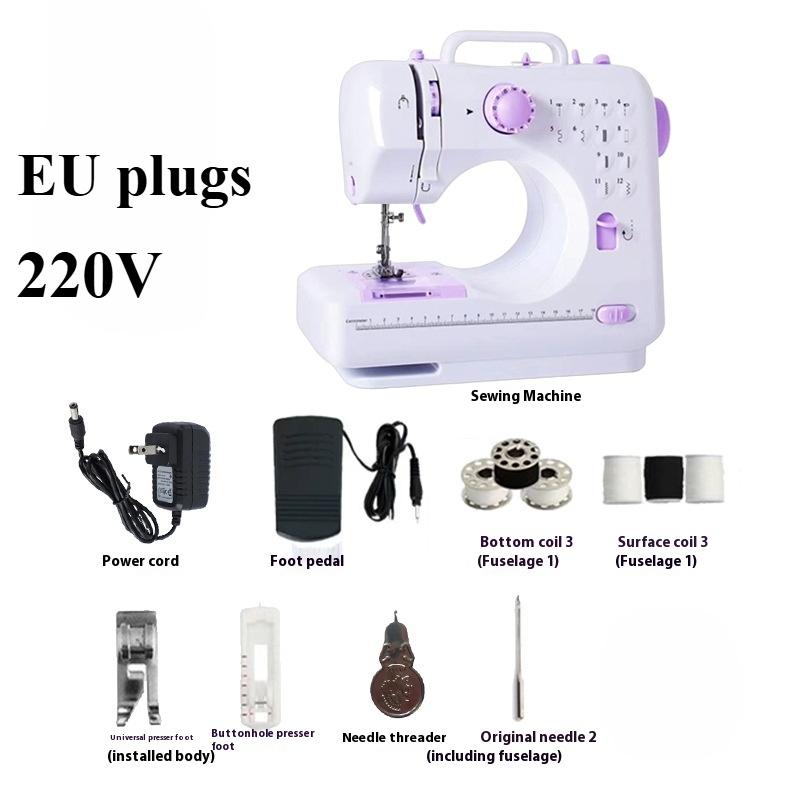 High Quality Multifunctional Household Electric Desktop Handheld Fully Automatic Sewing Machine, Foot Operated Tailor Machine