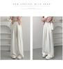 2025 Women's High-Waist Ice Silk Wide-Leg Pants