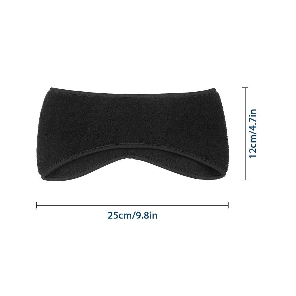 Winter Polar Fleece Warmer Headband Ear Protection High Elastic Headband Ear Warmer for Men Women