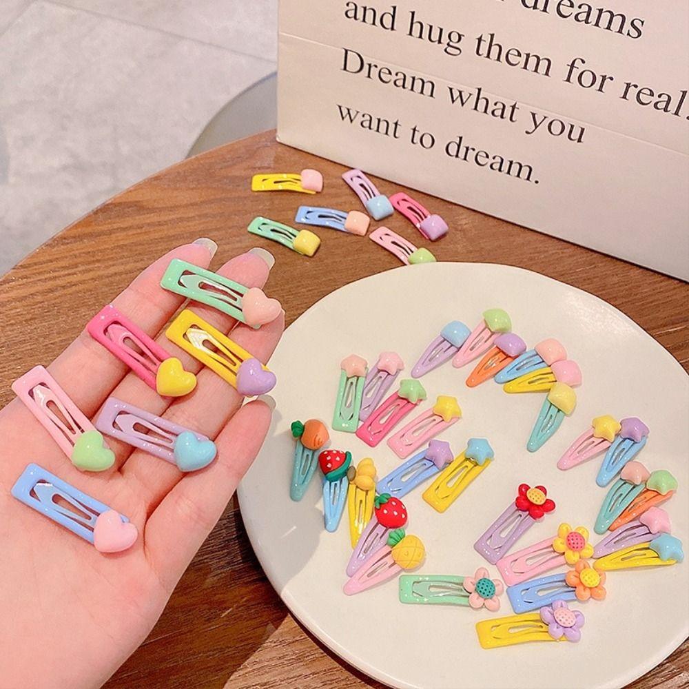 5/6PCS/set Cute Fruit Hairpins Mini Headband New BB Clip  For Kids