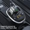 Bluetooth-compatible FM Transmitters for Car,Double USB Charging Car Adapters MP3 Music Player FM Car Kit Handsfree Call