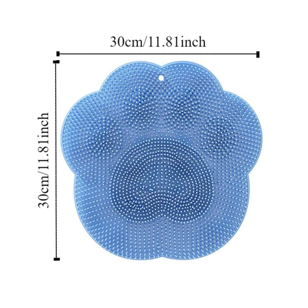 Эффективная очистка спины Массажная щетка для чистки настенный душ массажер коврик спа