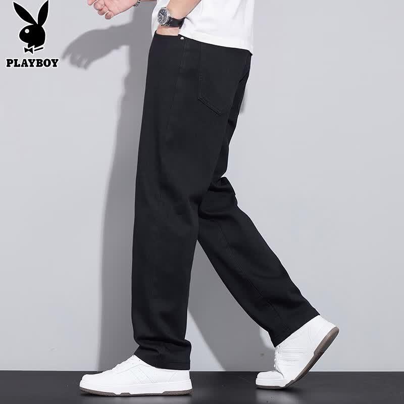 PLAYBOY Men's Loose Straight-Leg Jeans