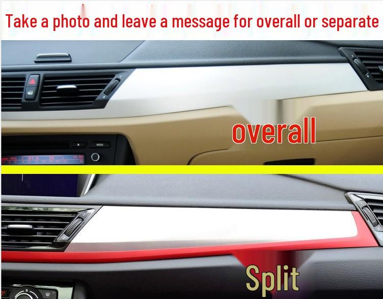 BMW X1 Carbon Fiber Interior Color Change Film for Center Console & Gear Shift (2010-2015 Models)