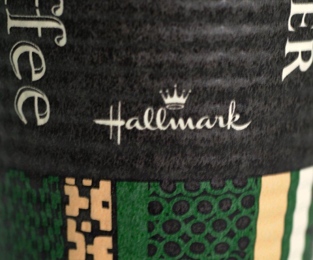 Коммерческие термоизолированные бумажные стаканы, 210 мл, упаковка 50 штук, тисненые, Hallmark Cafe, градуировка объема, 3 цвета (застекленный), Сделано в Японии, C2150EC