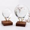 5cm Walnut Base Pedestal Jewelry Crystal Ball Base Stand Fixed Seat Display Stand Stone Gem Holder Desktop Ornament Home Decor