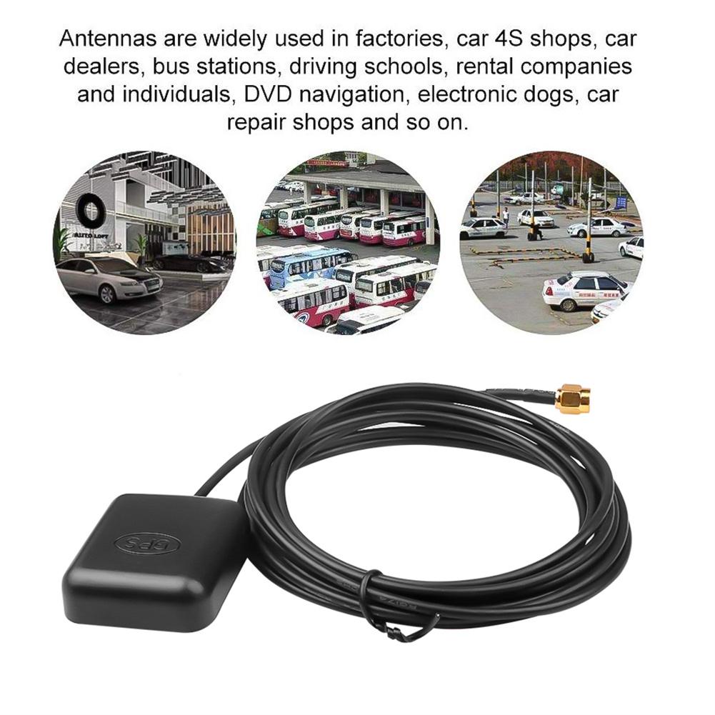 Gps Antenna Car Signal Amplification Receiver Sma Connector Cable 1575.42mhz Auto Gps Navigation Antenna Base A-d