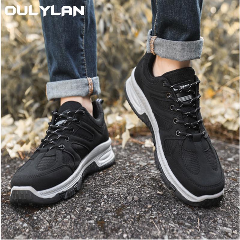 Oulylan Fashion Barefoot Shoes for Men Men'S Outdoor Mountaineering Breathable Slip Quick Dry Non-Slip Casual Walking Sneak