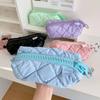 1PC Sweet Minimalism Student Pencil Case for Student Cute Solid Candy Color Pen Bag Large Capacity Stationery Storage Bag