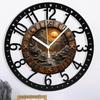 Круглые Железные Настенные Часы 25 см для Детской Комнаты или Игровой Комнаты в Веселых Формах