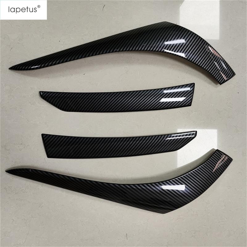 4 шт. ABS Хромированные аксессуары для Mitsubishi Outlander 2015 - Задние фонари Лампа Накладка на веки Накладка на брови Комплект накладок