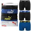 Puma Men' Boxer Shorts Blue Black Cotton 3 Pack Size