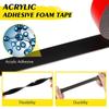 Car Tapes Heavy Duty0.08 Inch Thick Mounting Tape Double Sided Tape Foam Tape Strong Adhesive