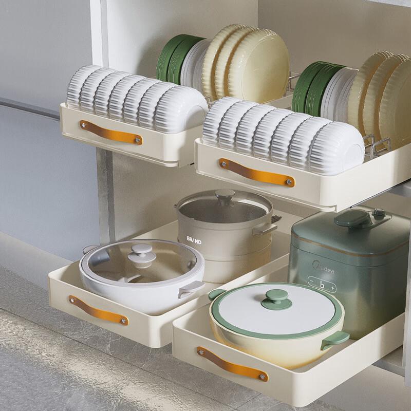 Miling Pull-Out Kitchen Narrow Cabinet Storage Rack