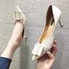 Buckle Summer Women Shoes Pointed Toe Pumps Leisure Dress High Heels Wedding Tenis Feminino Zapatillas Mujer Square Sexy Shoes