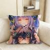 G-Genshin I-Impact K-Kinich M-Mualani Pillow Cover Sofa Cushion Cover Home Room Decoration Children Gift