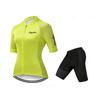 Womens Cycling Jersey Bib Shorts Set Road Bike Riding Quick-Dry Performance Wear