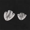 Marine Clam Shell Vent Cover Stainless Steel Metal Wire Pass Through Ventilation Cable Vents for Boats Surfing Equipment