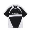PUMA Men's Football Shirt White XL Streetwear Motor Style Moisture-Wicking Quick-Dry T-Shirt 63124202