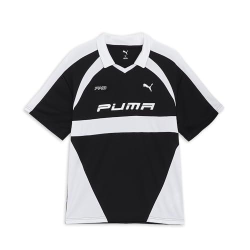 PUMA Men's Football Shirt White XL Streetwear Motor Style Moisture-Wicking Quick-Dry T-Shirt 63124202