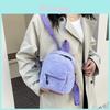 Stylish Casual Women's Mini Backpack 2023 New Trendy Simple Design For School Use
