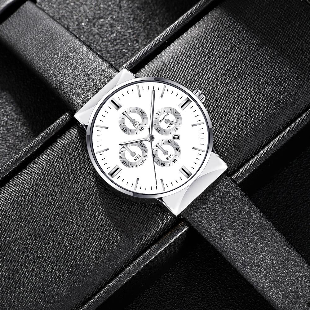 Top Luxury Business Mens Watch New Stylish Multi Dial Calendar Casual Man Leather Sports Wristwatch Clock Gift Orologi Uomo
