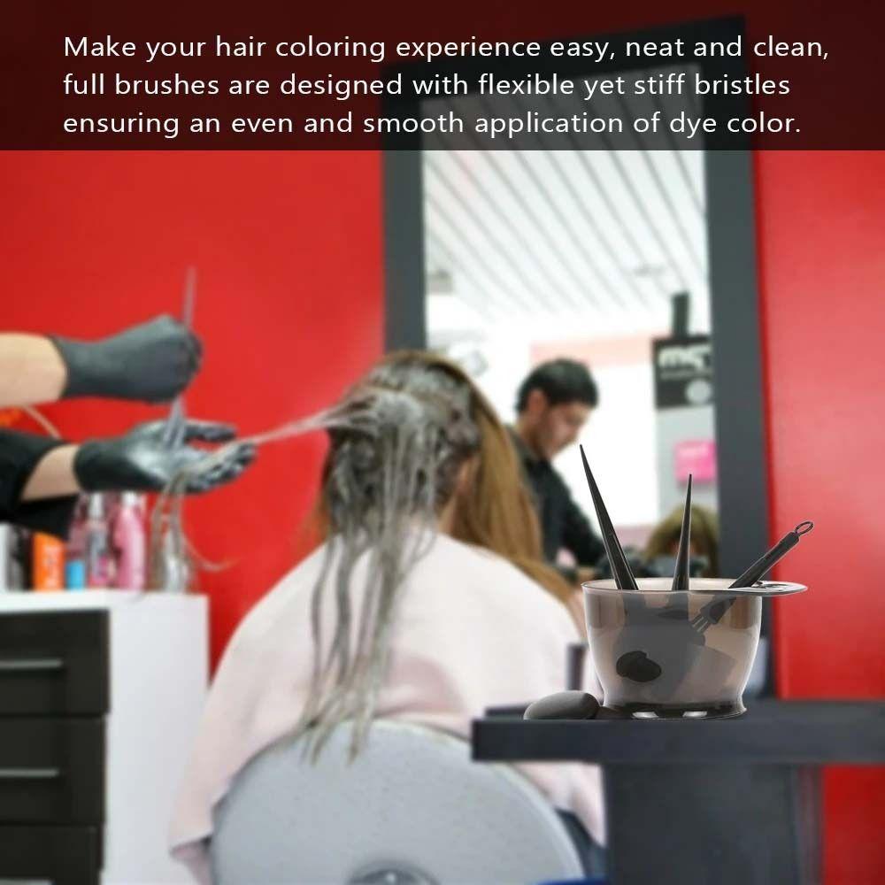 Caps Hair Salon Tool Hairdressing Tint Tool Hair Dye Color Brush Hair Coloring Set Hair Dye Bowl