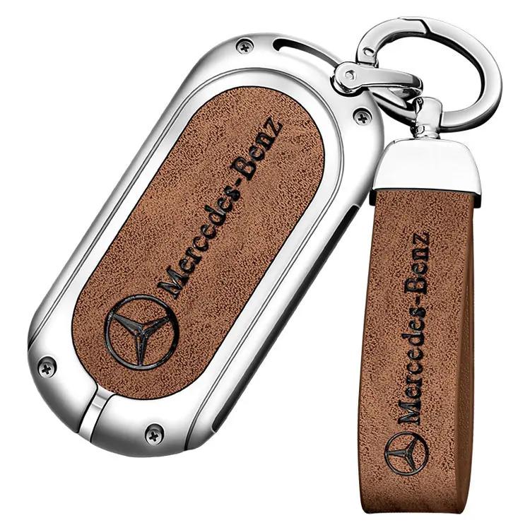 SUG2 For Mercedes-Benz AMG C-Class S-Class GLC EQE EQS W223 X254 V297 V295 W206 S206 X206 Car Zinc Alloy Key Case Bag Metal Key Shell