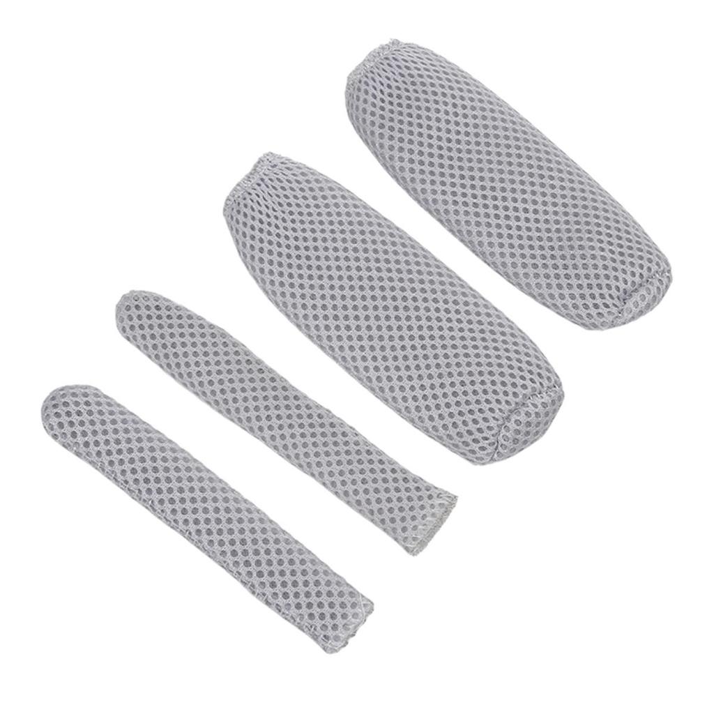 4Pcs/set Motorcycle Handlebar Grip Universal Handle Bar Cover Brake Clutch Lever Summer Ice Silk Breathable Mesh Grips Cover