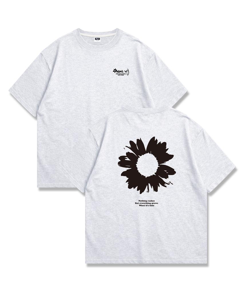 ORIGINALDAY Daisy Flower Oversized Short Sleeve T-Shirt 4 Colors