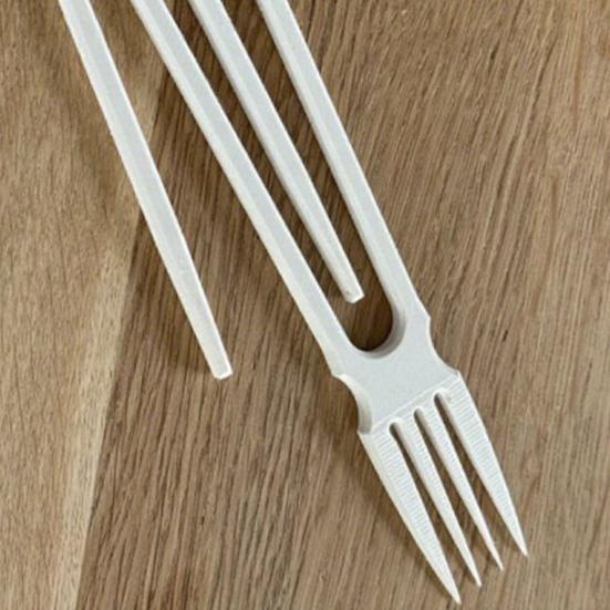 2-in-1 Fork Chopsticks Combo Reusable Eating Tool for Sushi Noodles Lightweight Portable Utensil Versatile Asian Cuisine Sticks