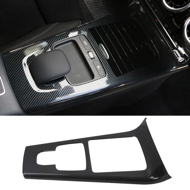 Левый руль! Накладка на вентиляционное отверстие внутренней центральной консоли из углеродного волокна для Mercedes Benz W177 A-Class A200 A220 A250 CLA