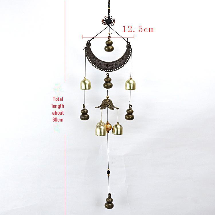 Старинные китайские литые ветряные колокольчики: Подвеска-колокольчик из меди для домашнего декора и подарков