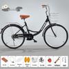 Retro Lightweight Commuter Bicycle - 22/24/26" Solid Tires for Adults