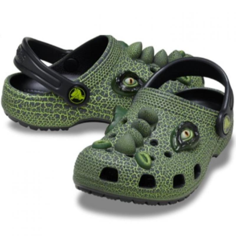 Crocs Классические страшные дино-клоги для малышей 211372 001