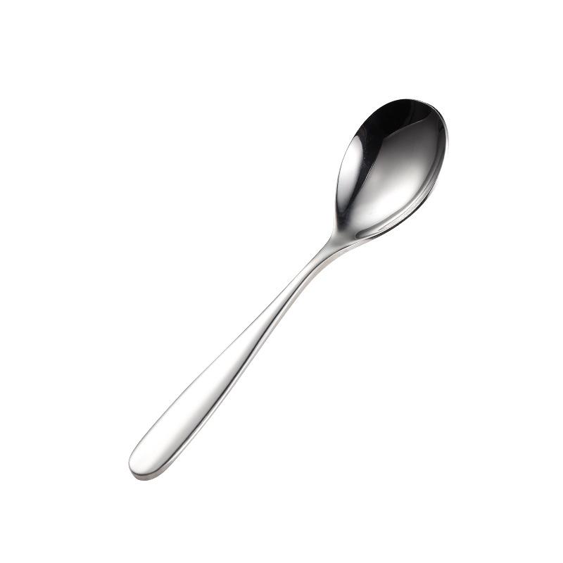 304 нержавеющая сталь тяжелая основная ложка 088 утолщенная гостиничная ресторанная обычная ложка зеркальная полировка 5 мм
