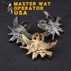 American Special Agent Senior Operator Metal Badge Shoulder Badge Hat Badge Memorial Badge Qualification Badge Skill Badge
