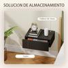 Set of 2 Wall-Mounted Floating Nightstands, 1 Drawer, 40x30x15 cm, Black