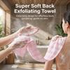 Soft Bath Towel Long Back Scrubber Gentle Skin Care Polyester Fiber